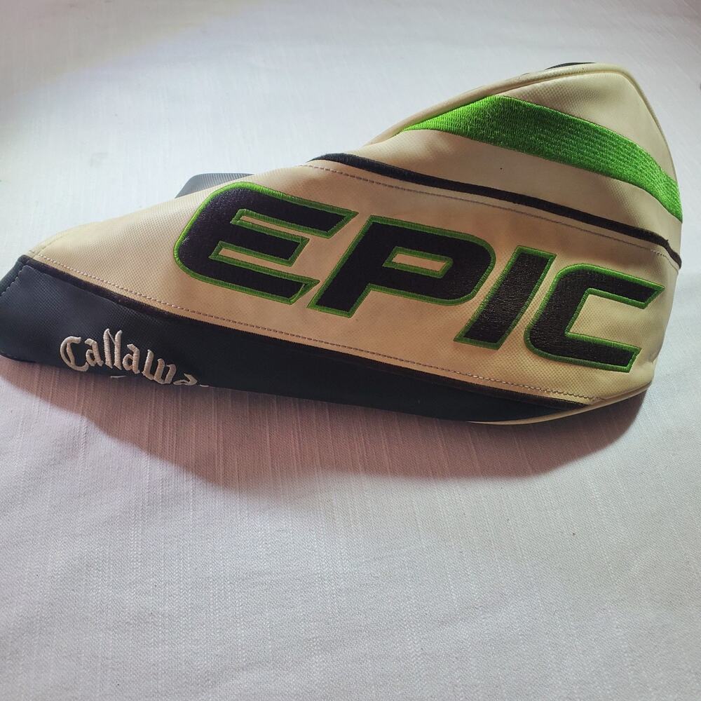 Callaway Epic Driver Headcover Golf Club Head Cover Black Green Genuine OEM